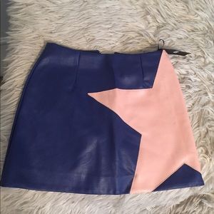 STAR of the show leather mini✨